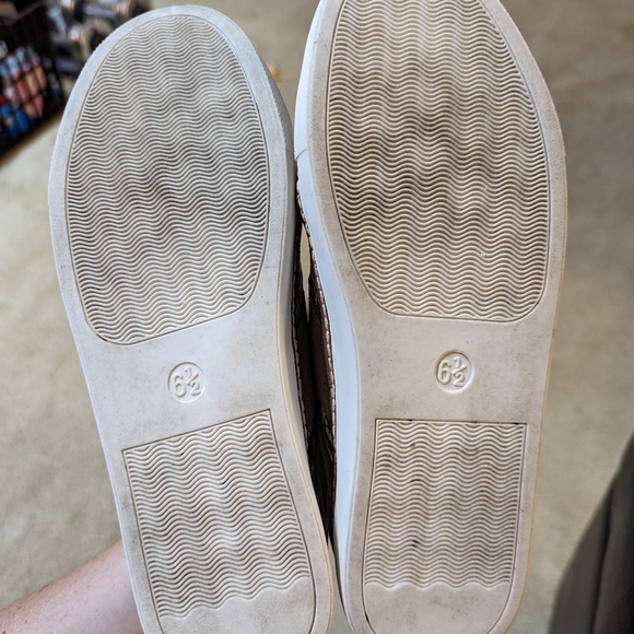 Crown Vintage Tan and Snakeskin Sneakers - Picture 6 of 6